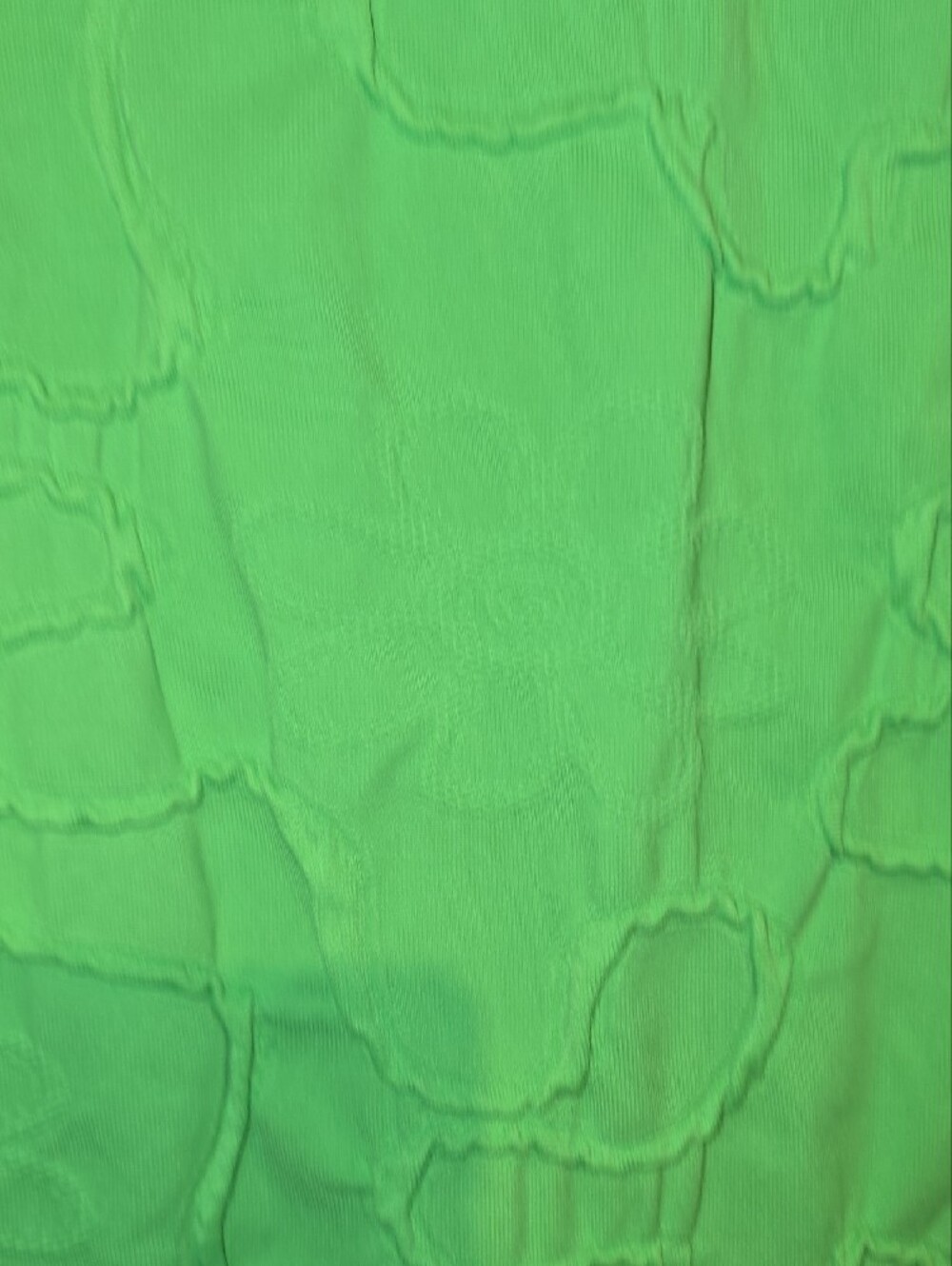 Bright Green Ruffled Tank Top - Picture 4 of 4
